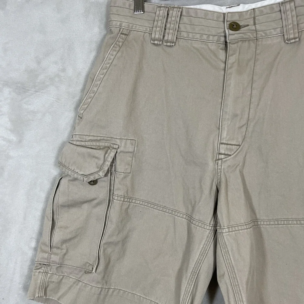 Vintage Polo Ralph Lauren Cargo Short Mens 32 Military Baggy Paratrooper Cotton